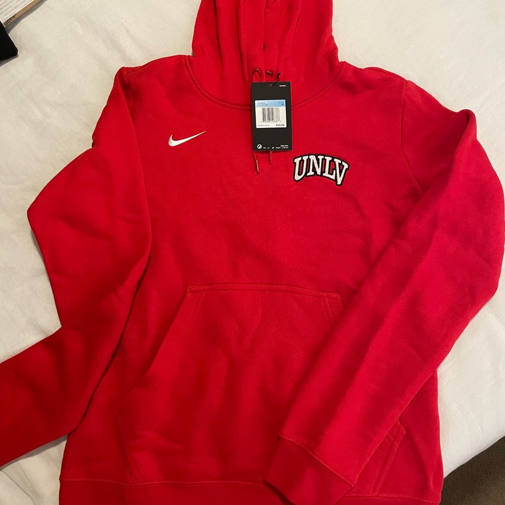 NWT- Nike WOMENS UNLV red hoodie- Sz- M